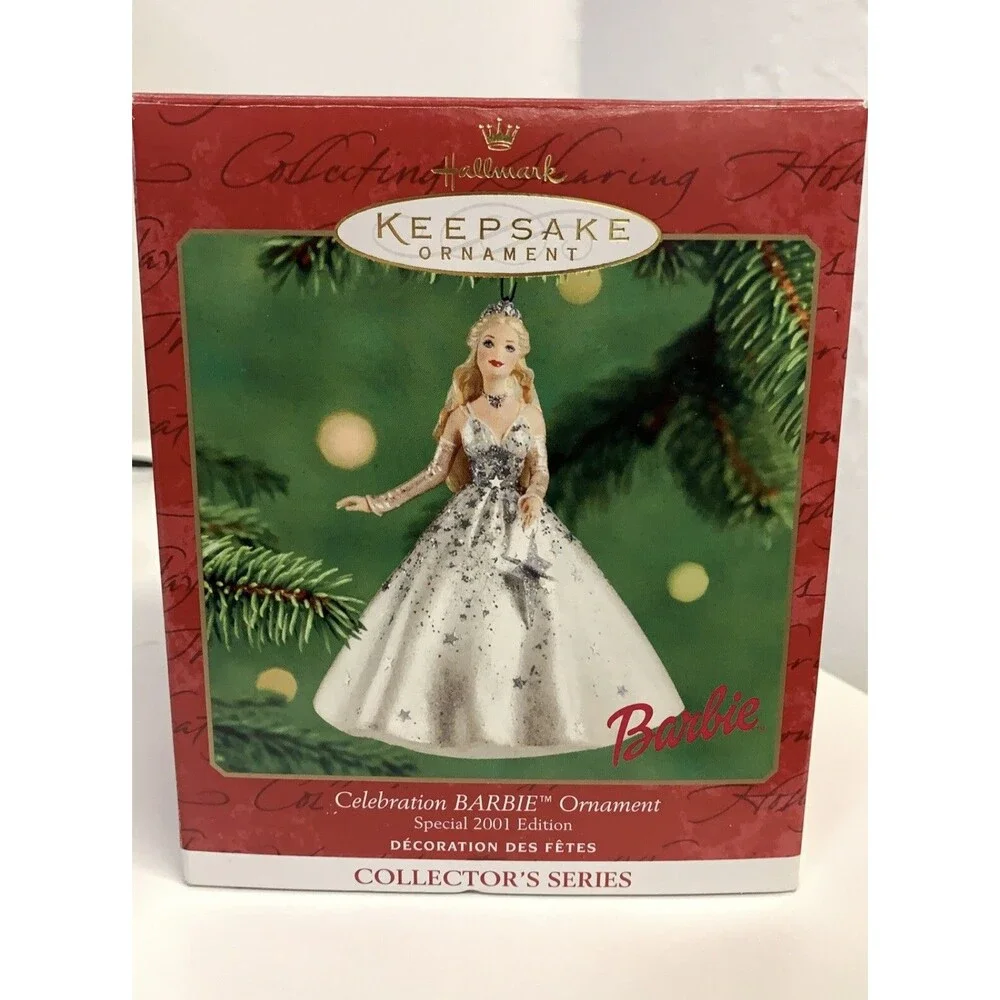 Hallmark 2001 CELEBRATION BARBIE Special Edition Keepsake Ornament #2 in Series